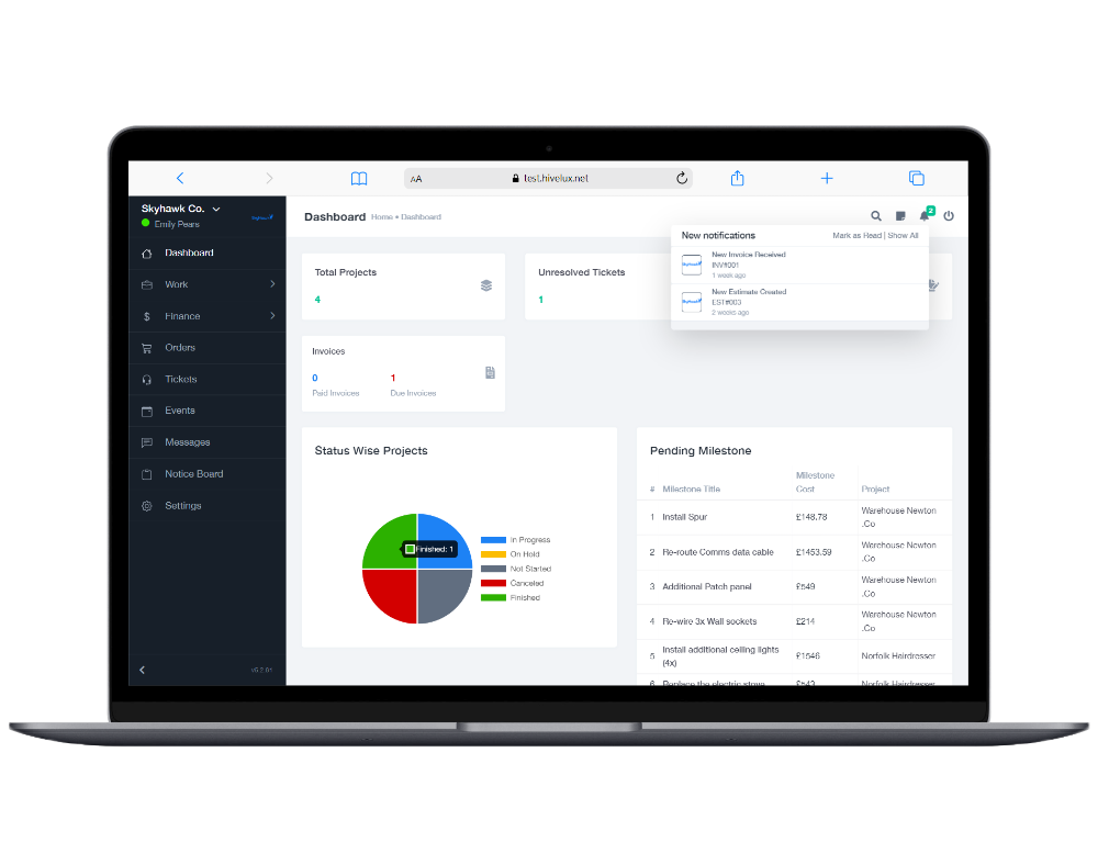 Client Management Explain